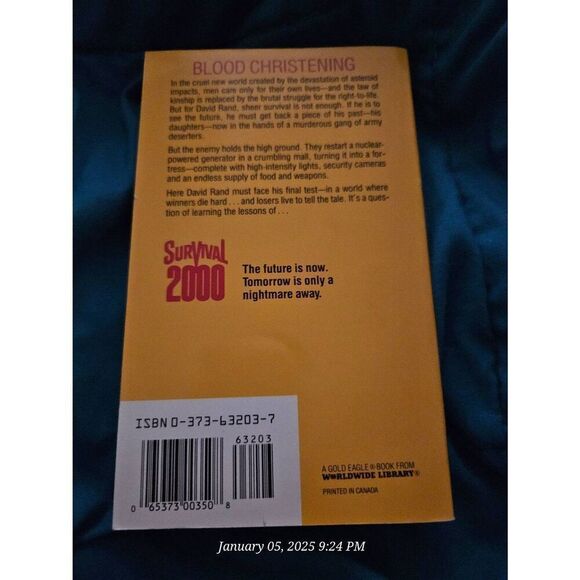 Survival 2000 frozen fire by James McPhee gold eagle books isbn 0373632037 - Picture 4 of 5